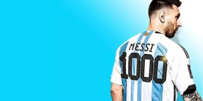 千场里程碑，梅西的1000号球衣海报亮相，一人i安对同时代众星 海外看世界杯中文直播