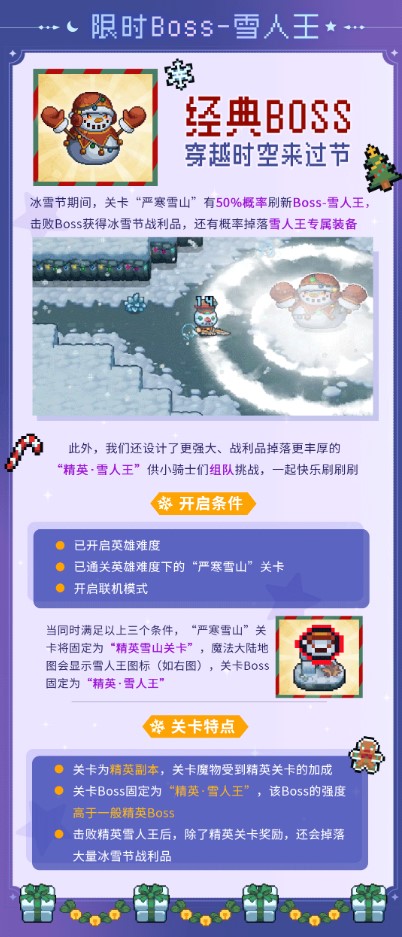 元气骑士前传2023冬季版本：冰雪节活动结束 国外玩家怎么和国内玩家联机玩元气骑士前传？海外元气骑士前传卡加载怎么解决？