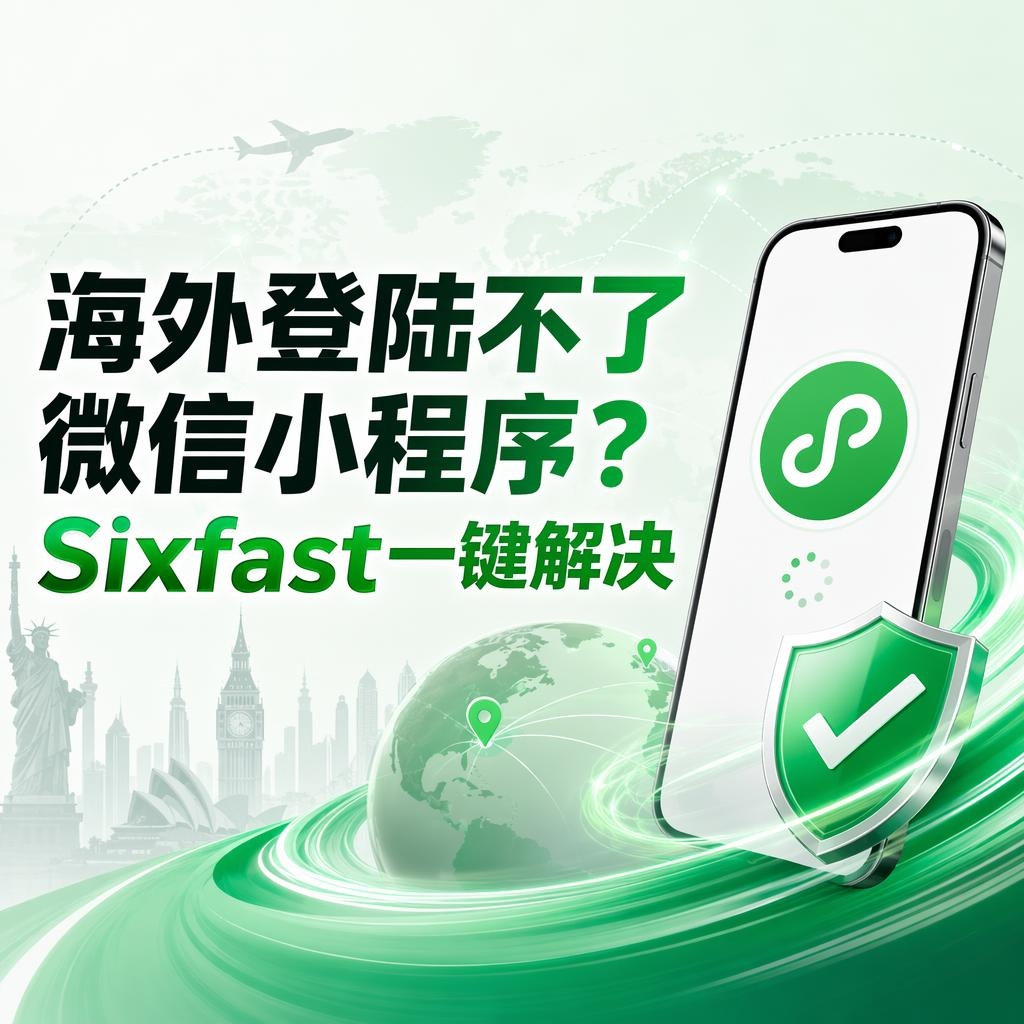 海外登陆不了微信小程序?Sixfast一键解决